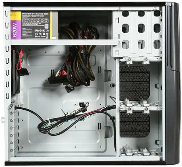 Alt view image 6 of 9 - Antec SONATA IV Black 0.8 mm SECC ATX Mid Tower Computer Case 620W Power Supply