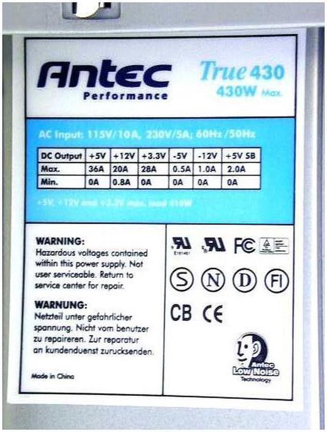 Alt view image 5 of 7 - Antec Performance Plus PLUS1080AMG Metalic Gray 1mm SECC Steel Server Computer Case 430W TruePower Power Supply
