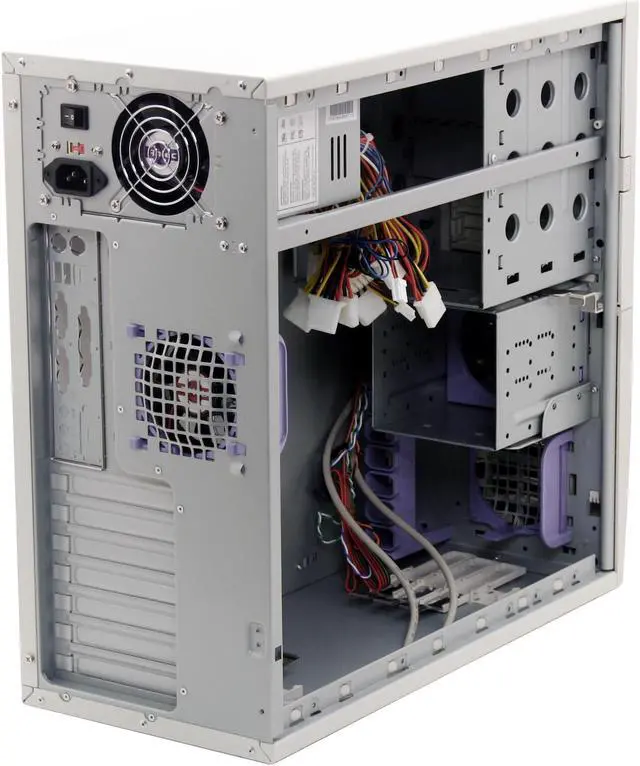 Alt view image 8 of 12 - Antec Performance II SX630II Beige 1mm SECC Steel ATX Mini Tower Computer Case 300W Power Supply