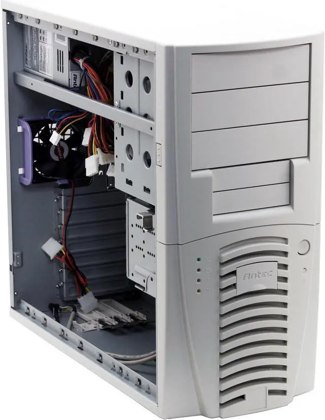 Alt view image 6 of 12 - Antec Performance II SX630II Beige 1mm SECC Steel ATX Mini Tower Computer Case 300W Power Supply