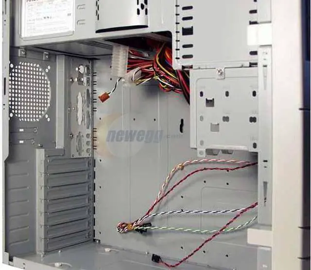 Alt view image 3 of 7 - Antec KS382+PP255XH Beige ATX Mini Tower Computer Case 250W Power Supply - OEM