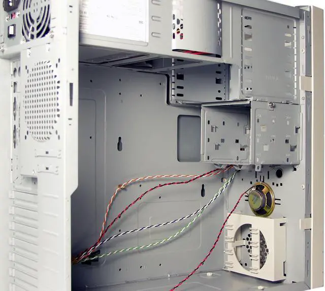 Alt view image 4 of 7 - Antec KS382+PP255XH Beige ATX Mini Tower Computer Case 250W Power Supply - OEM