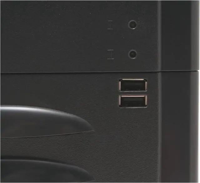 Alt view image 8 of 16 - Antec Solution SLK3700-BQE Black Steel ATX Mid Tower Computer Case Single fan 350W SmartPower ATX12V Power Supply