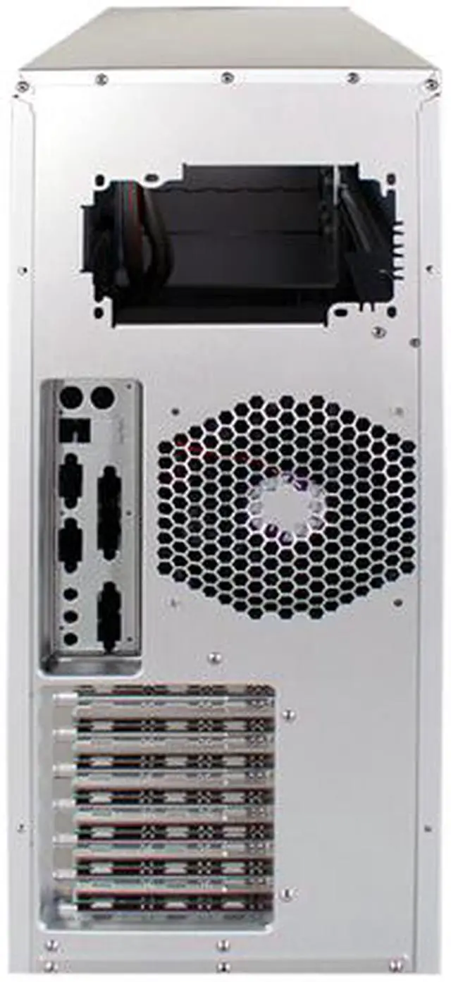 Alt view image 5 of 6 - Antec Performance I P160 Silver 1.2mm anodized aluminum ATX Mid Tower Case with Swiveling Front Control Panel features LED Display