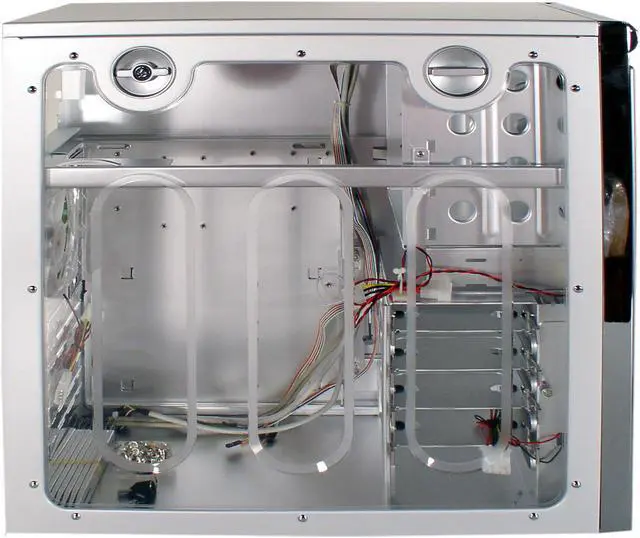 Alt view image 4 of 10 - Antec Performance I P-160WF Silver 1.2mm Anodized Aluminum ATX Mid Tower Computer Case