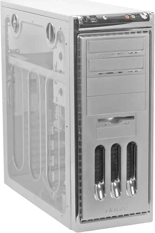 Main image of Antec Performance I P-160WF Silver 1.2mm Anodized Aluminum ATX Mid Tower Computer Case