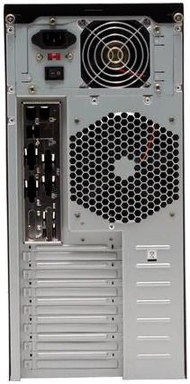 Alt view image 7 of 16 - Antec Solution SLK1650B Black Steel ATX Mini Tower Computer Case 350W Power Supply