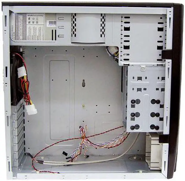 Alt view image 12 of 16 - Antec Solution SLK1650B Black Steel ATX Mini Tower Computer Case 350W Power Supply