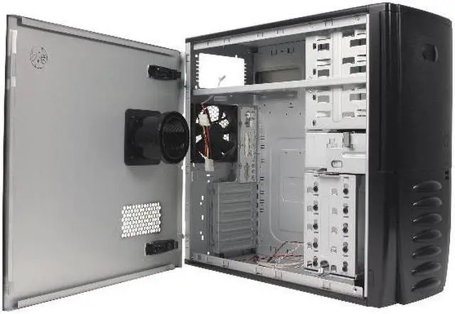 Alt view image 5 of 11 - Antec Solution SLK3000-B Black Steel ATX Mid Tower Computer Case