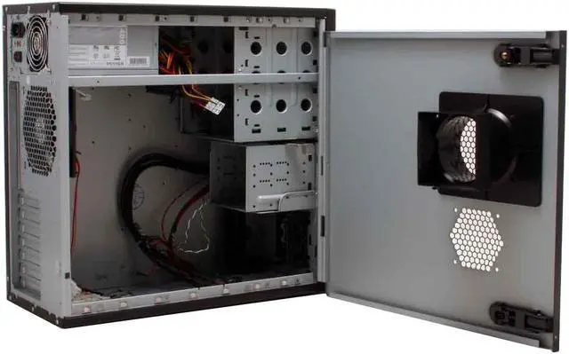 Alt view image 9 of 15 - Antec Performance TX640B Black Steel ATX Mini Tower Computer Case 400W Power Supply