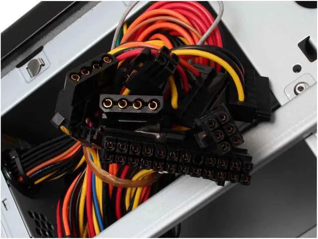 Alt view image 13 of 15 - Antec Performance TX640B Black Steel ATX Mini Tower Computer Case 400W Power Supply