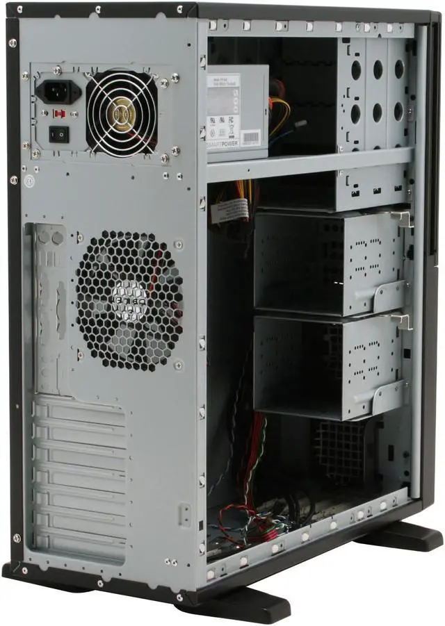 Alt view image 10 of 16 - Antec PERFORMANCE TX TX1050B Black Steel ATX Mid Tower Computer Case 500W Power Supply