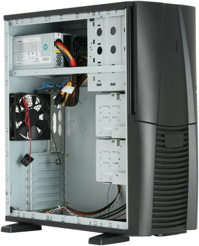 Alt view image 14 of 16 - Antec PERFORMANCE TX TX1050B Black Steel ATX Mid Tower Computer Case 500W Power Supply