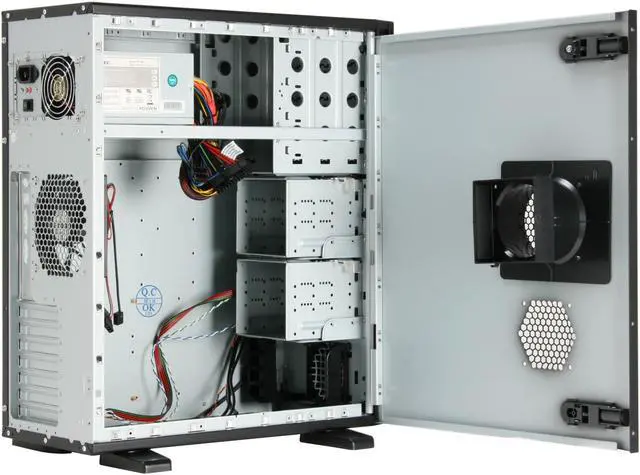 Alt view image 15 of 16 - Antec PERFORMANCE TX TX1050B Black Steel ATX Mid Tower Computer Case 500W Power Supply