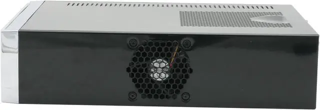 Alt view image 4 of 12 - Antec MINUET II Black/Silver Steel Micro ATX Slim Case Computer Case 220Watt SmartPower Power Supply