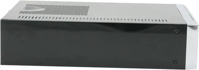 Alt view image 6 of 12 - Antec MINUET II Black/Silver Steel Micro ATX Slim Case Computer Case 220Watt SmartPower Power Supply