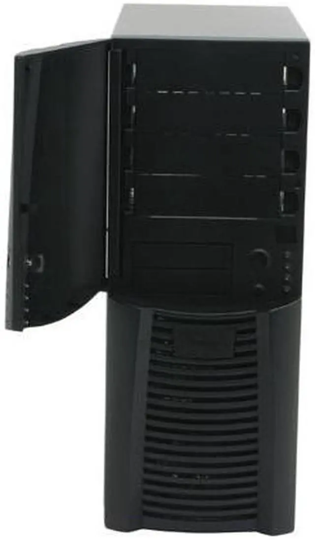 Alt view image 3 of 14 - Antec Performance Plus PlusView II Black Steel / Plastic ATX Mid Tower Computer Case