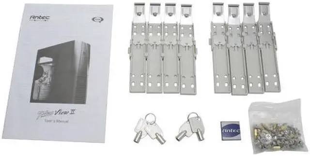 Alt view image 12 of 14 - Antec Performance Plus PlusView II Black Steel / Plastic ATX Mid Tower Computer Case