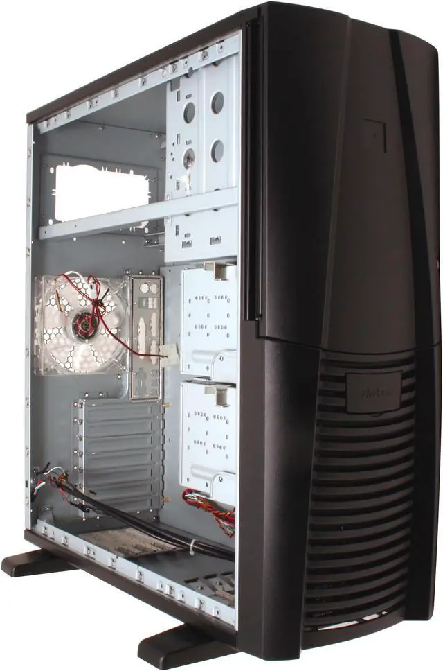 Alt view image 11 of 14 - Antec Performance Plus PlusView II Black Steel / Plastic ATX Mid Tower Computer Case