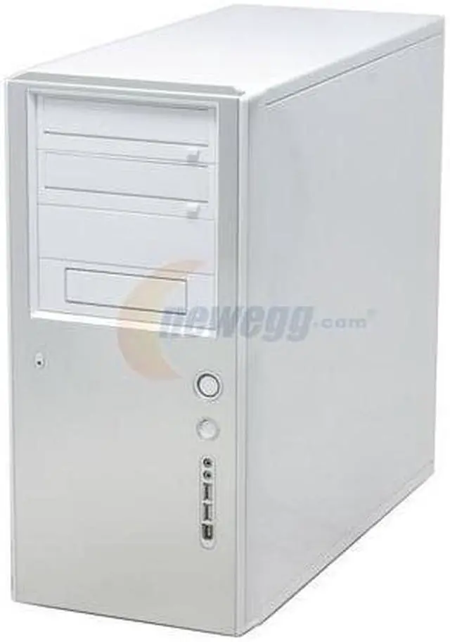 Alt view image 2 of 15 - Antec Performance One P150 White Steel ATX Mid Tower Computer Case 430W Power Supply