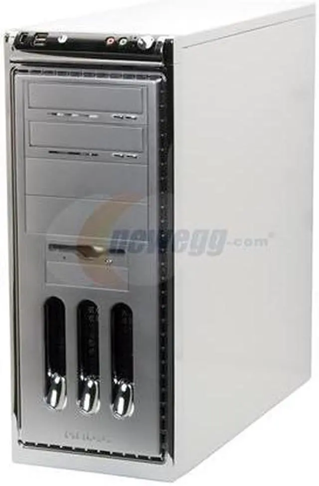 Alt view image 2 of 11 - Antec Performance One P-160W Silver 1.2mm Anodized Aluminum ATX Mid Tower Computer Case