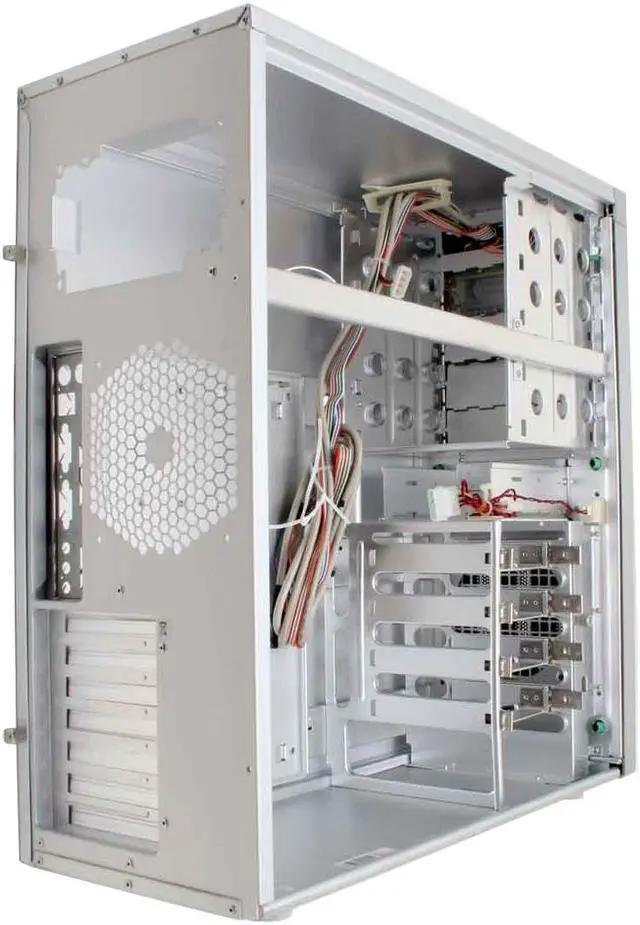 Alt view image 9 of 11 - Antec Performance One P-160W Silver 1.2mm Anodized Aluminum ATX Mid Tower Computer Case