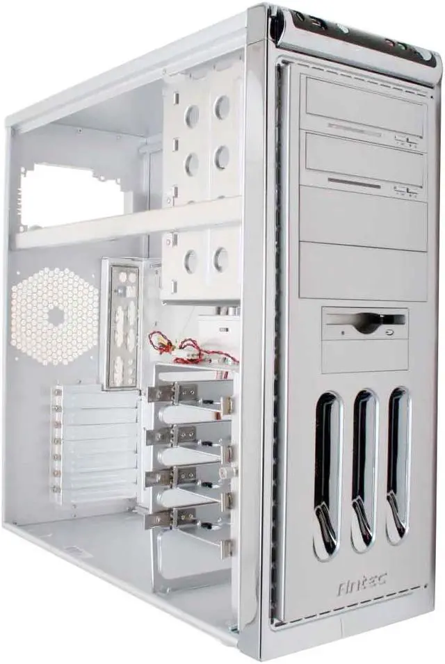 Alt view image 8 of 11 - Antec Performance One P-160W Silver 1.2mm Anodized Aluminum ATX Mid Tower Computer Case