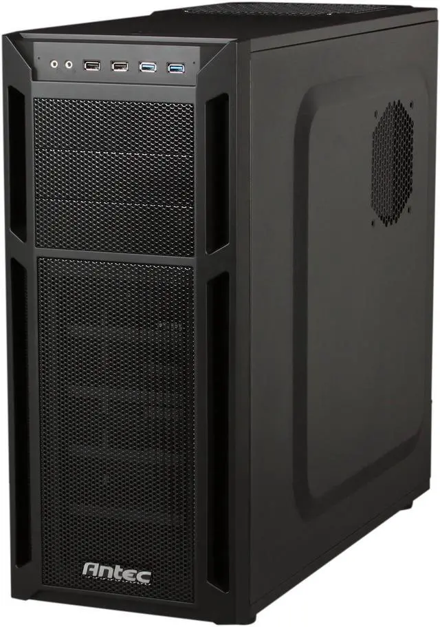 Alt view image 3 of 10 - Antec Eleven Hundred Black Steel / Plastic ATX Mid Tower Computer Case
