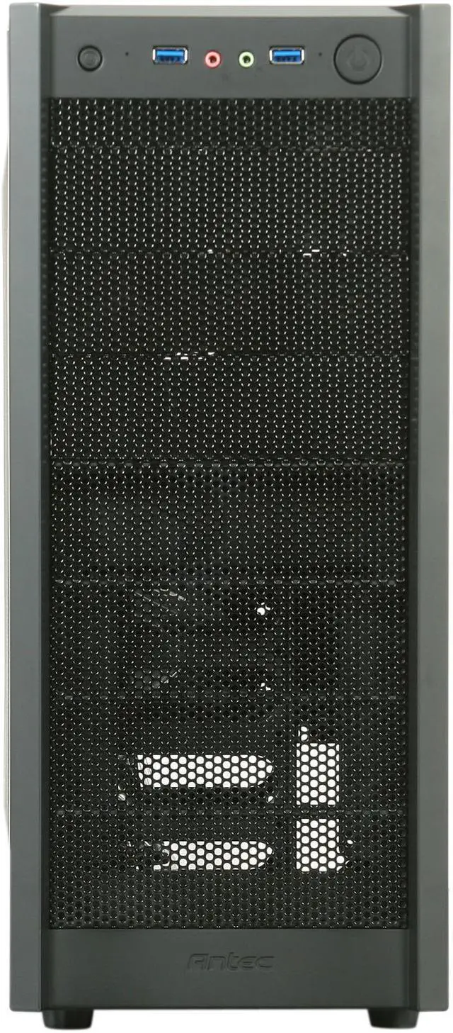 Alt view image 2 of 9 - Antec Gaming Series One Black Steel ATX Mid Tower Computer Case