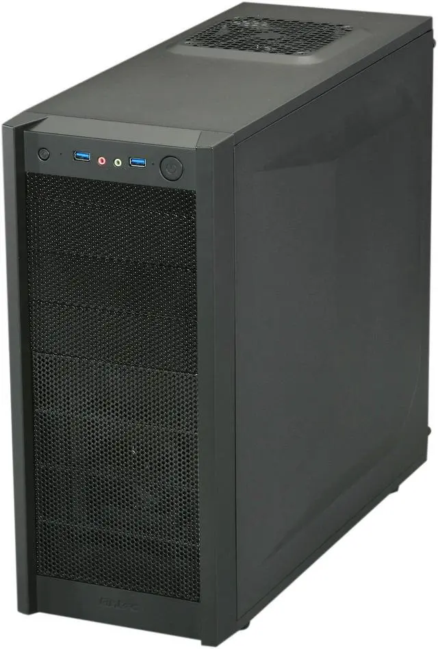 Alt view image 3 of 9 - Antec Gaming Series One Black Steel ATX Mid Tower Computer Case