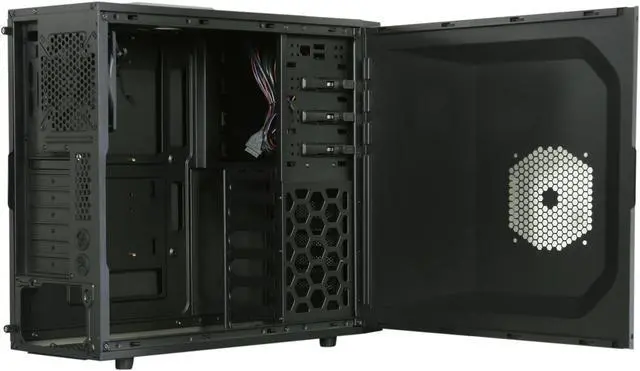 Alt view image 5 of 9 - Antec Gaming Series One Black Steel ATX Mid Tower Computer Case