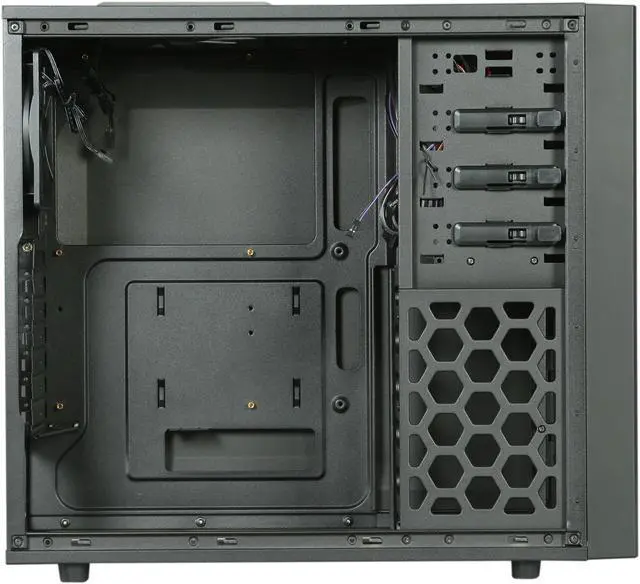 Alt view image 6 of 9 - Antec Gaming Series One Black Steel ATX Mid Tower Computer Case