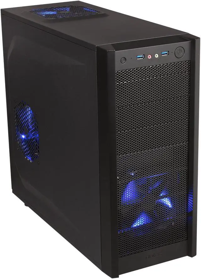 Main image of Antec Gaming Series one illusion Black Steel ATX Mid Tower Computer Case