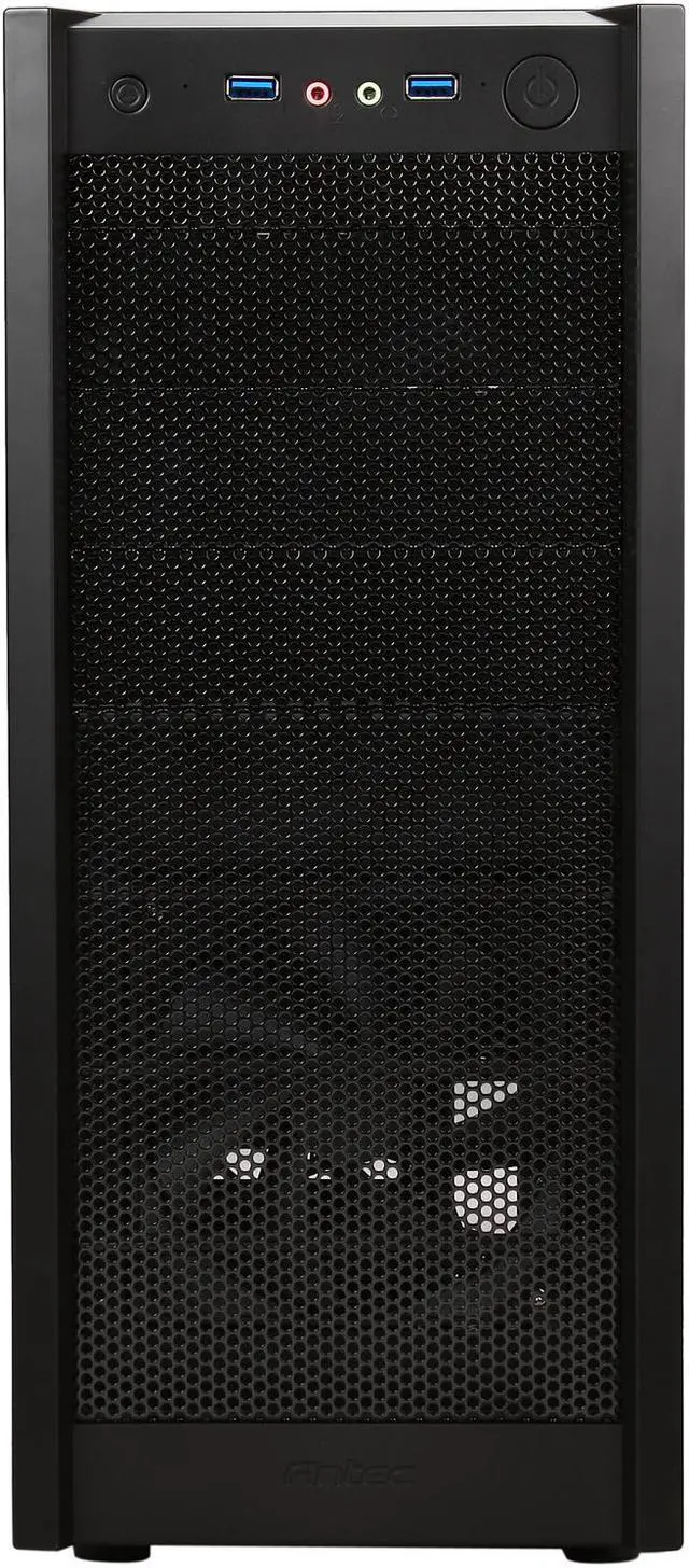 Alt view image 2 of 9 - Antec Gaming Series one illusion Black Steel ATX Mid Tower Computer Case