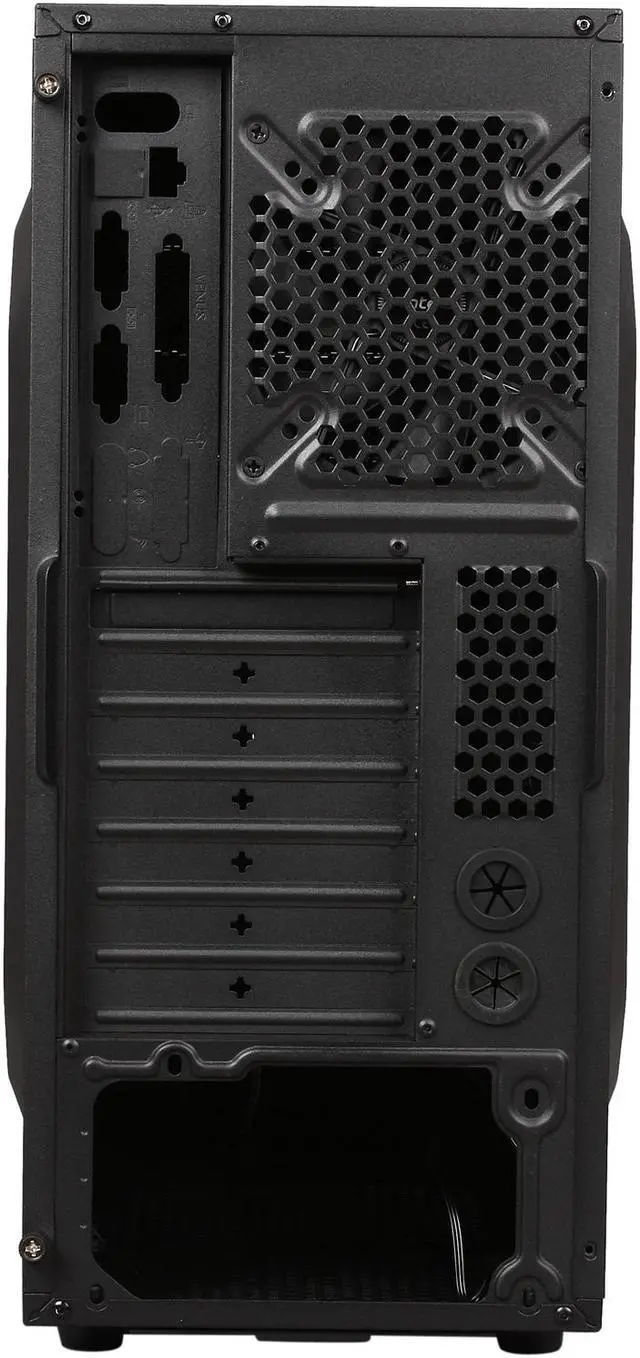 Alt view image 8 of 9 - Antec Gaming Series one illusion Black Steel ATX Mid Tower Computer Case