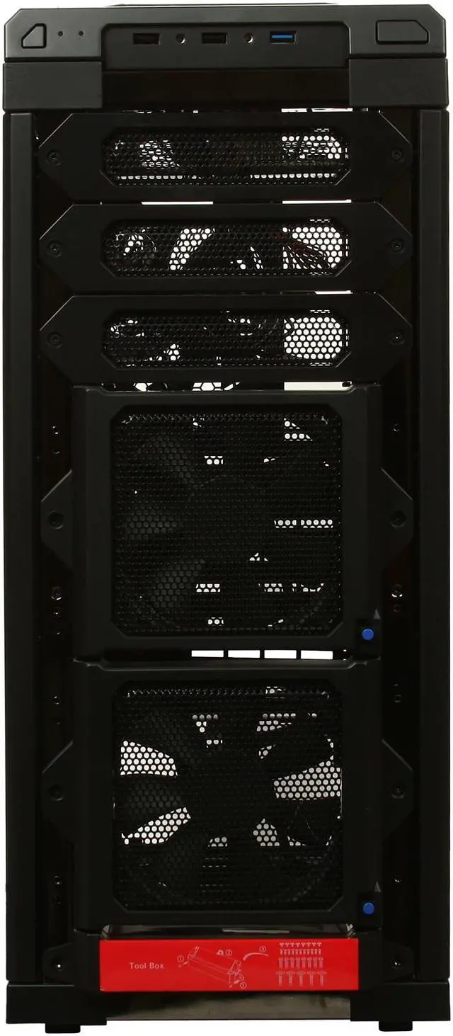 Alt view image 2 of 9 - Antec LanBoy Air Black Steel / Plastic ATX Mid Tower Computer Fully-Modular Case