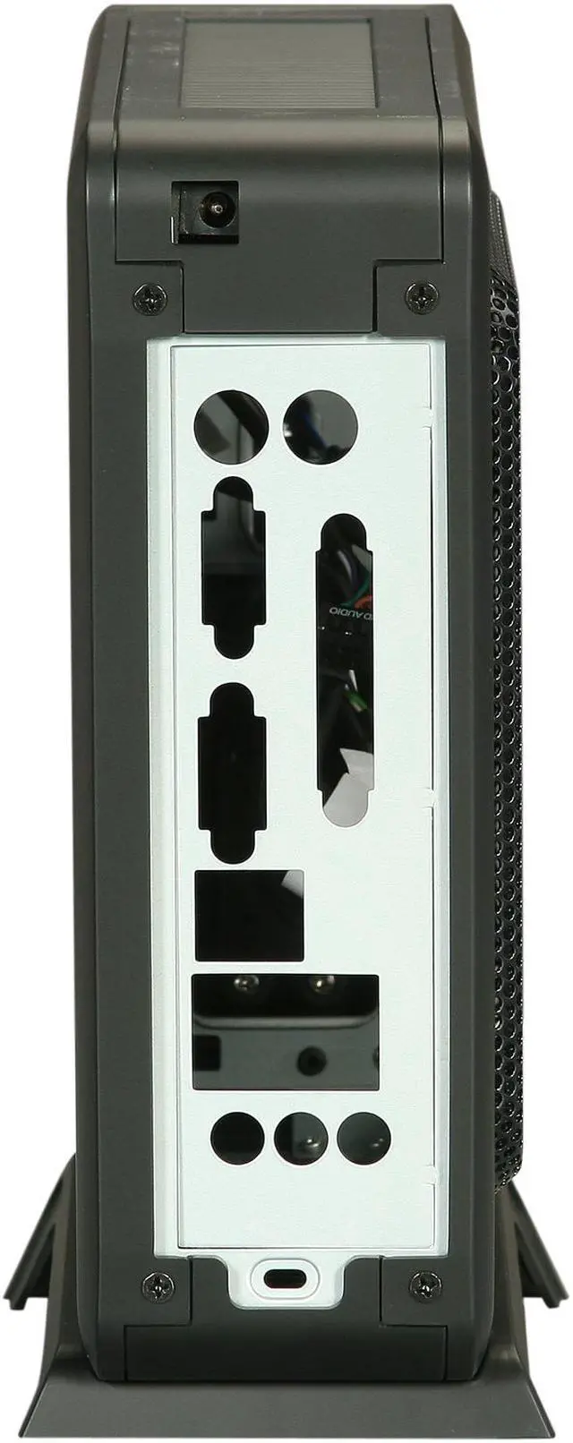Alt view image 4 of 8 - Antec ISK 110 VESA Black ABS plastic / 0.8 mm SECC Mini-ITX Desktop Computer Case 90W External Adapter, Up to 92% Efficiency Power Supply