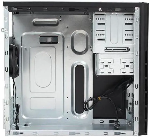 Alt view image 6 of 9 - Antec NEW SOLUTION SERIES VSK-3000 Black SGCC steel Micro ATX Mini Tower Computer Case