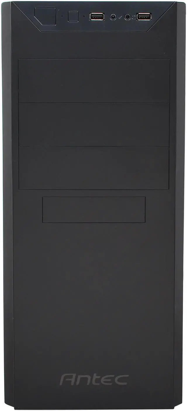 Alt view image 2 of 9 - Antec NEW SOLUTION SERIES VSK-4000 Black SGCC steel ATX Mid Tower Computer Case
