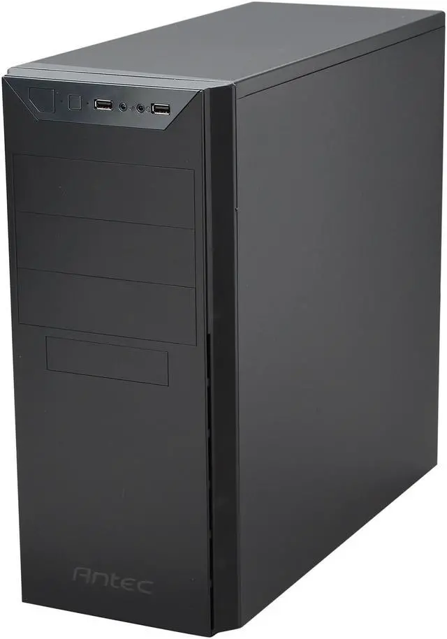 Alt view image 3 of 9 - Antec NEW SOLUTION SERIES VSK-4000 Black SGCC steel ATX Mid Tower Computer Case