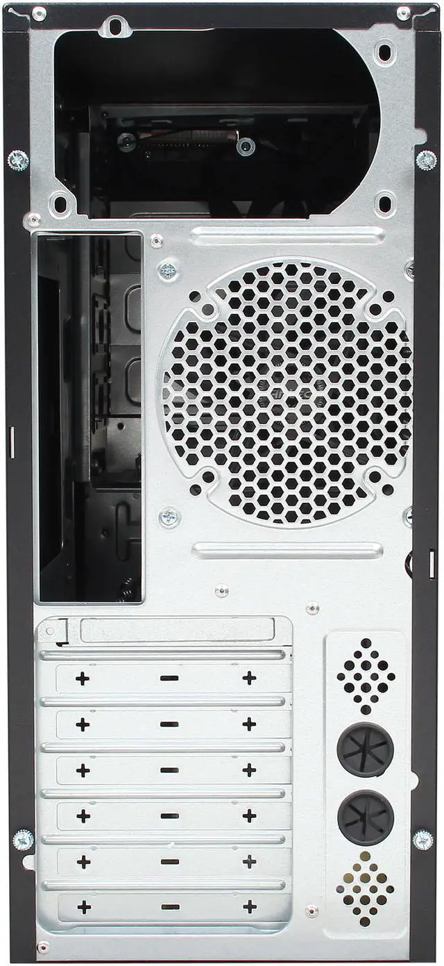 Alt view image 8 of 9 - Antec NEW SOLUTION SERIES VSK-4000 Black SGCC steel ATX Mid Tower Computer Case