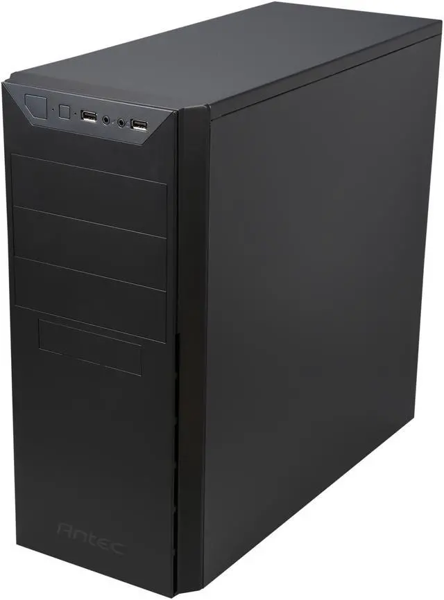 Alt view image 3 of 9 - Antec VSK4000E Black SGCC steel Micro ATX Mid Tower Computer Case