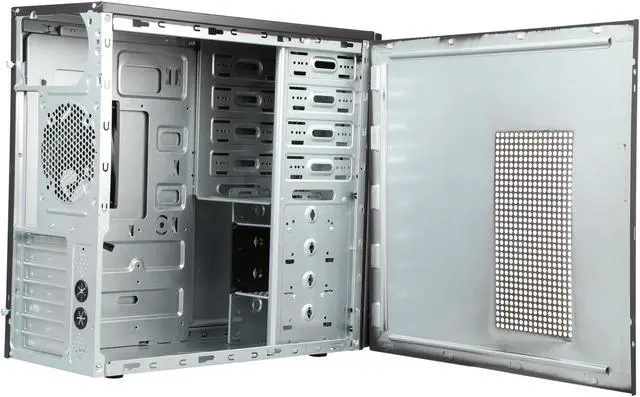 Alt view image 5 of 9 - Antec VSK4000E Black SGCC steel Micro ATX Mid Tower Computer Case