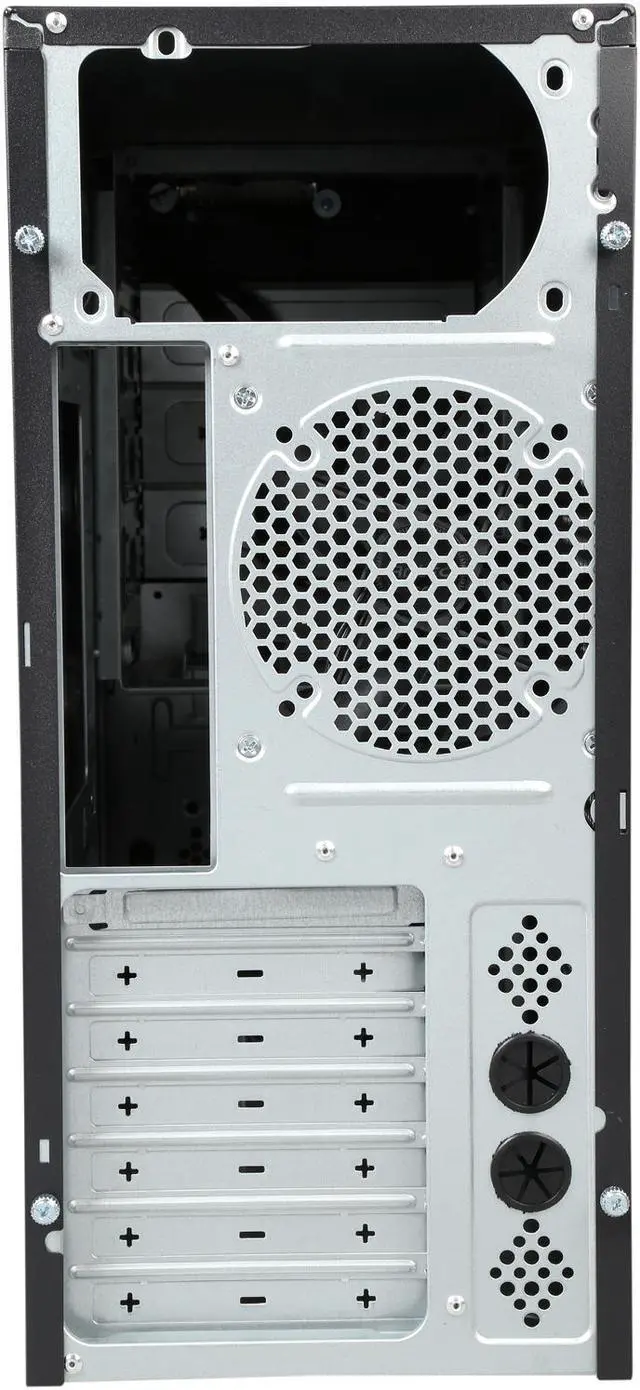Alt view image 8 of 9 - Antec VSK4000E Black SGCC steel Micro ATX Mid Tower Computer Case