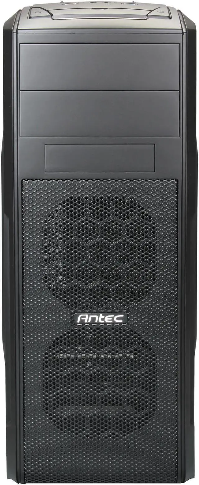 Alt view image 2 of 10 - Antec GX500 Black Steel ATX Mid Tower Computer Case