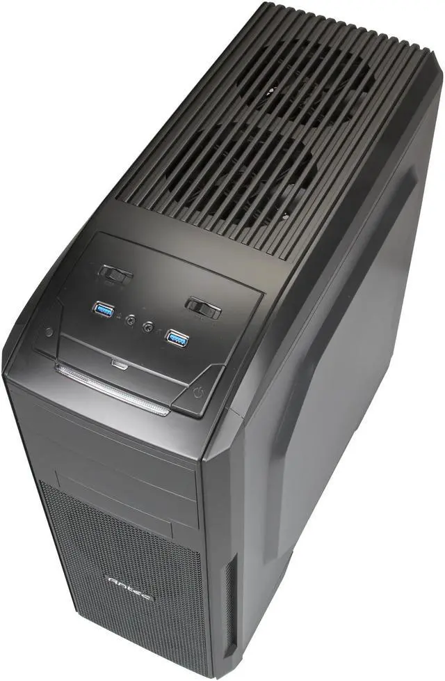 Alt view image 8 of 10 - Antec GX500 Black Steel ATX Mid Tower Computer Case