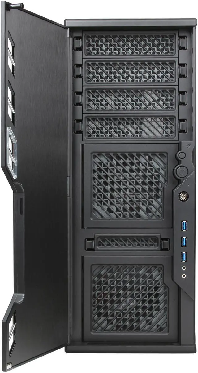 Alt view image 2 of 9 - Antec Performance One Series P183 V3 + 850 Black Aluminum / Steel / Plastic ATX Mid Tower Computer Case 850W Power Supply