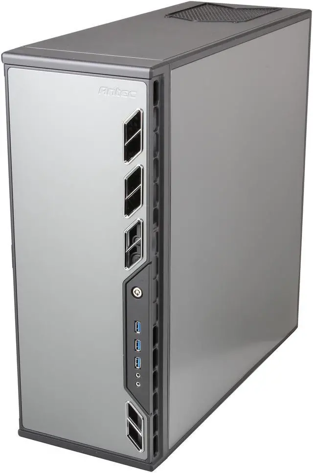 Alt view image 3 of 9 - Antec Performance One Series P183 V3 + 850 Black Aluminum / Steel / Plastic ATX Mid Tower Computer Case 850W Power Supply