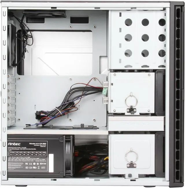 Alt view image 6 of 9 - Antec Performance One Series P183 V3 + 850 Black Aluminum / Steel / Plastic ATX Mid Tower Computer Case 850W Power Supply