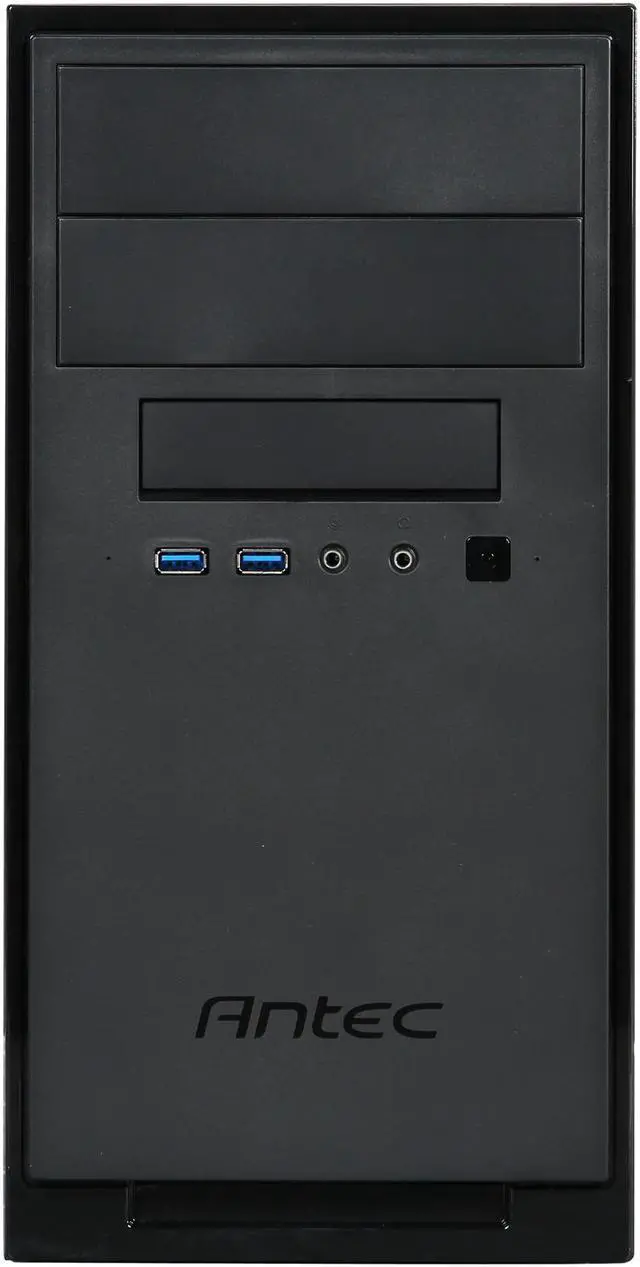 Alt view image 2 of 13 - Antec NSK3180 Black 0.7 SGCC Steel Micro ATX / Mini-ITX Computer Case 380W Power Supply